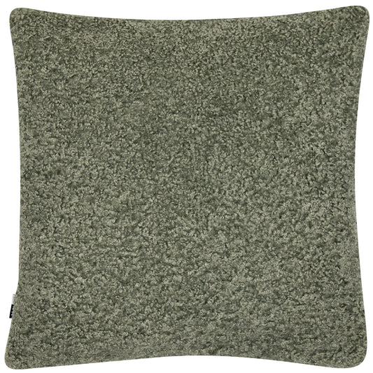 TEXTURED FAUX FUR GREEN 45 X 45