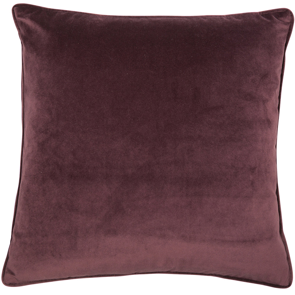Velvet Piped Aubergine 43x43
