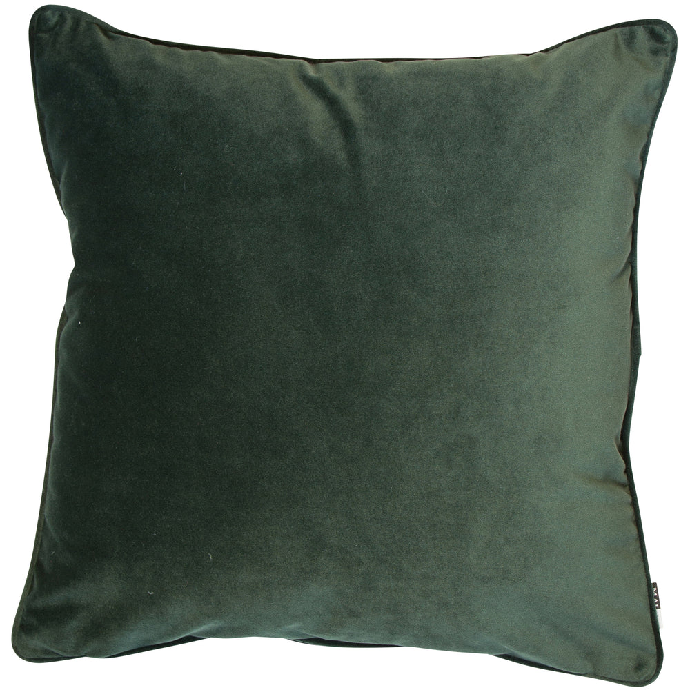 Velvet Piped Pine Green 43x43