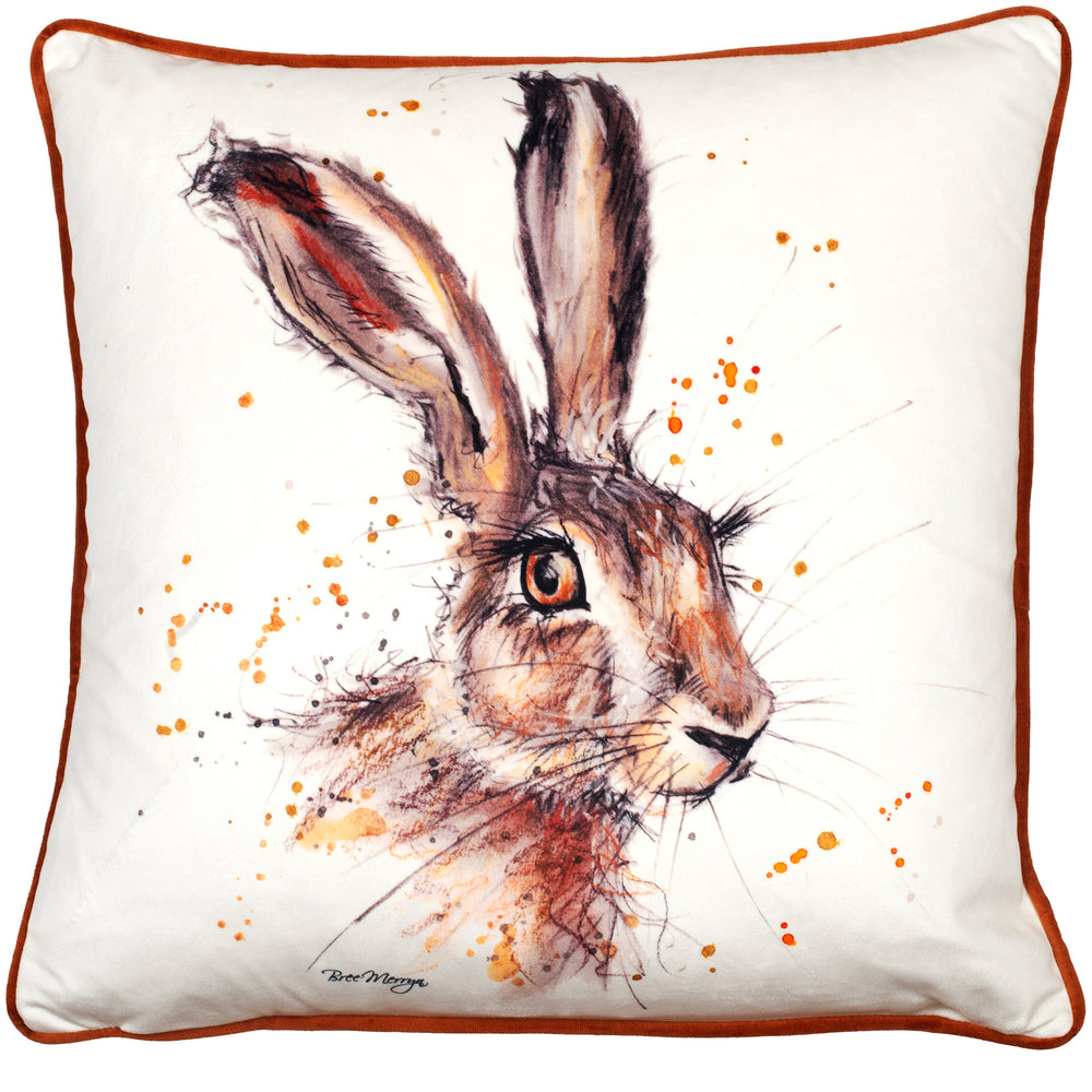 Hare Printed Velvet 45x45