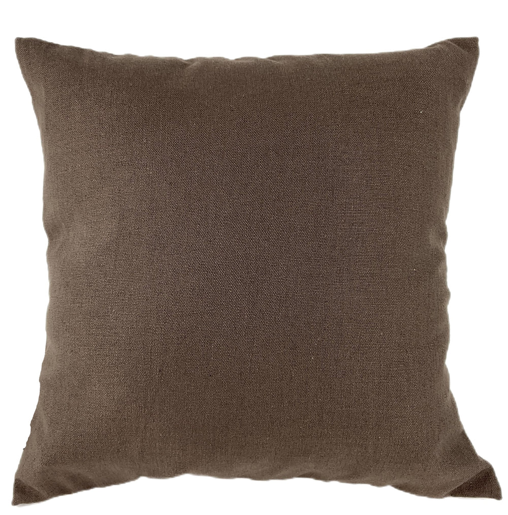 Modern Bubble Printfaux Linen Coffee 45x45