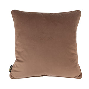 Bronze Foil Splash Cushion on Taupe 45x45