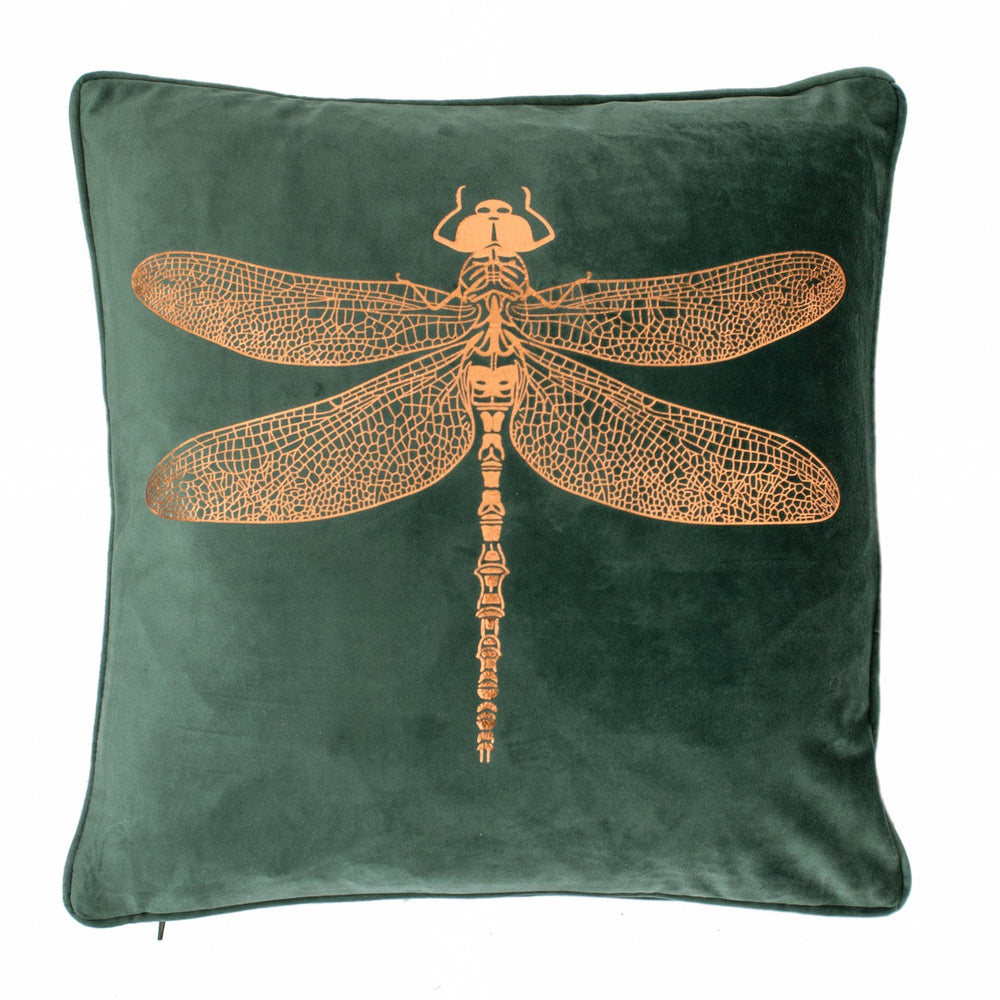 Dragonfly Foil on Velvet 43x43