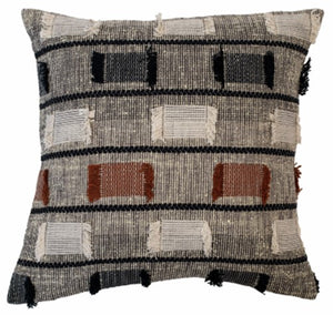 Textured Woven Broken Lines Cushion 45x45