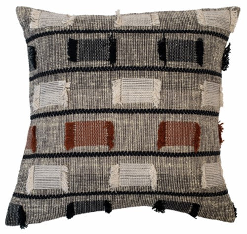 Textured Woven Broken Lines Cushion 45x45