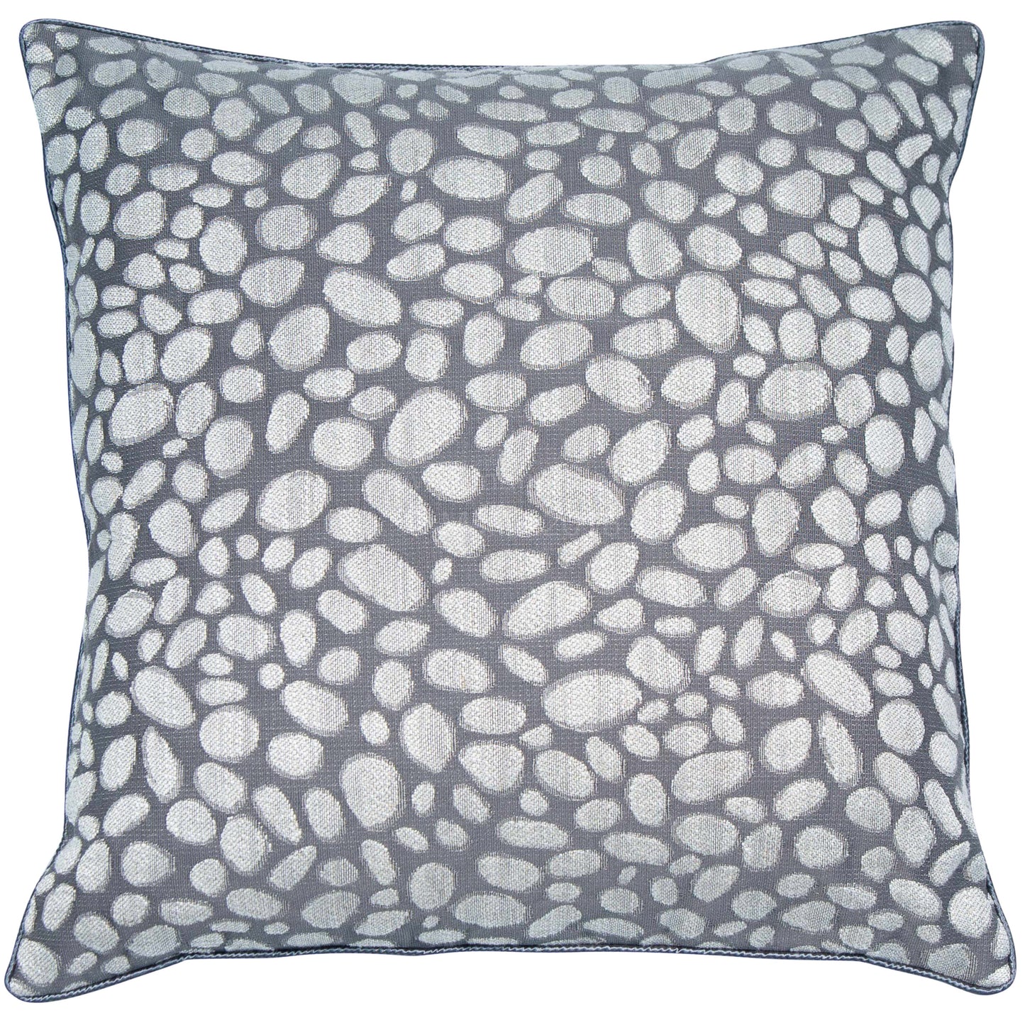 PEBBLES DESIGN WEAVE GREY 43 X 43