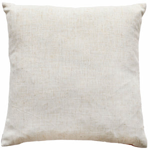 Rust Colour Abstract on Faux Linen 45x45