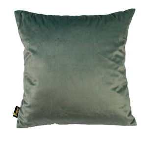Velv Cushion with Bow Sage 45x45