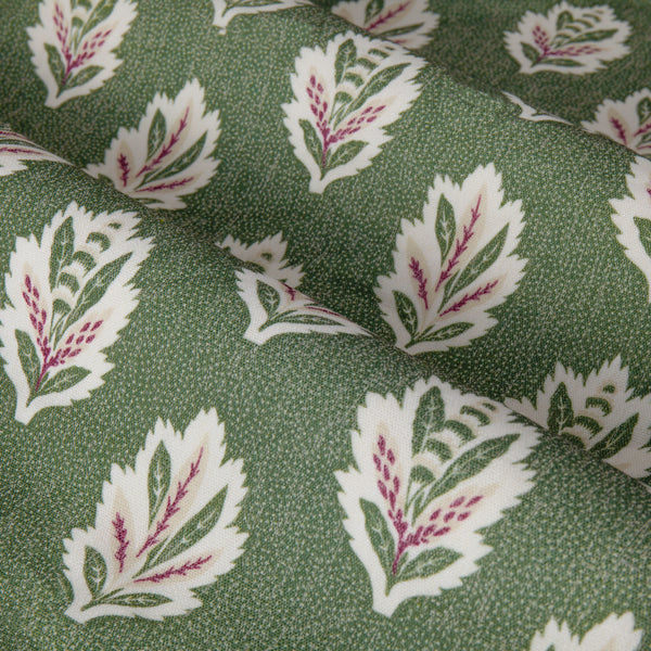 Sessile Leaf 167x182 Pencil Pleat Curtains Leaf Green - view 6