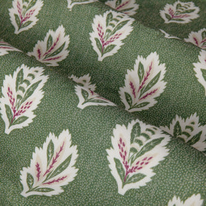 Sessile Leaf 167x228 Pencil Pleat Curtains Leaf Green - view 6