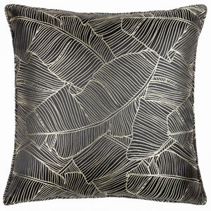 Seymour 50x50 Feather Filled Cushion Black - view 2