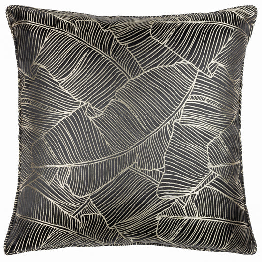 SEYMOUR 50X50 FEATHER FILLED CUSHION BLACK