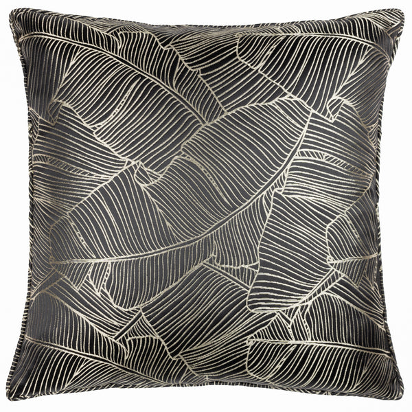 Seymour 50x50 Feather Filled Cushion Black - view 2
