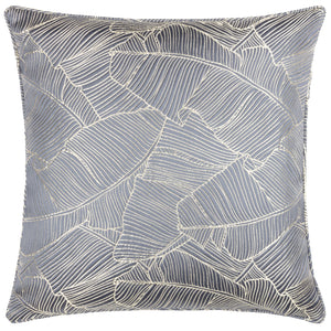 Seymour 50x50 Feather Filled Cushion Storm Blue - view 2