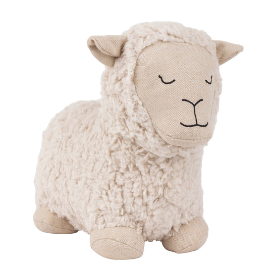 SHEEP DOORSTOP WHITE