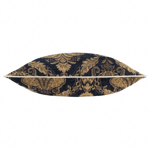 Shiraz Feather Filled Cushion 45x45 Black - Riva