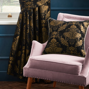 Shiraz Feather Filled Cushion 58x58 Black - Riva