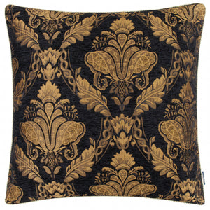 Shiraz Feather Filled Cushion 45x45 Black - Riva