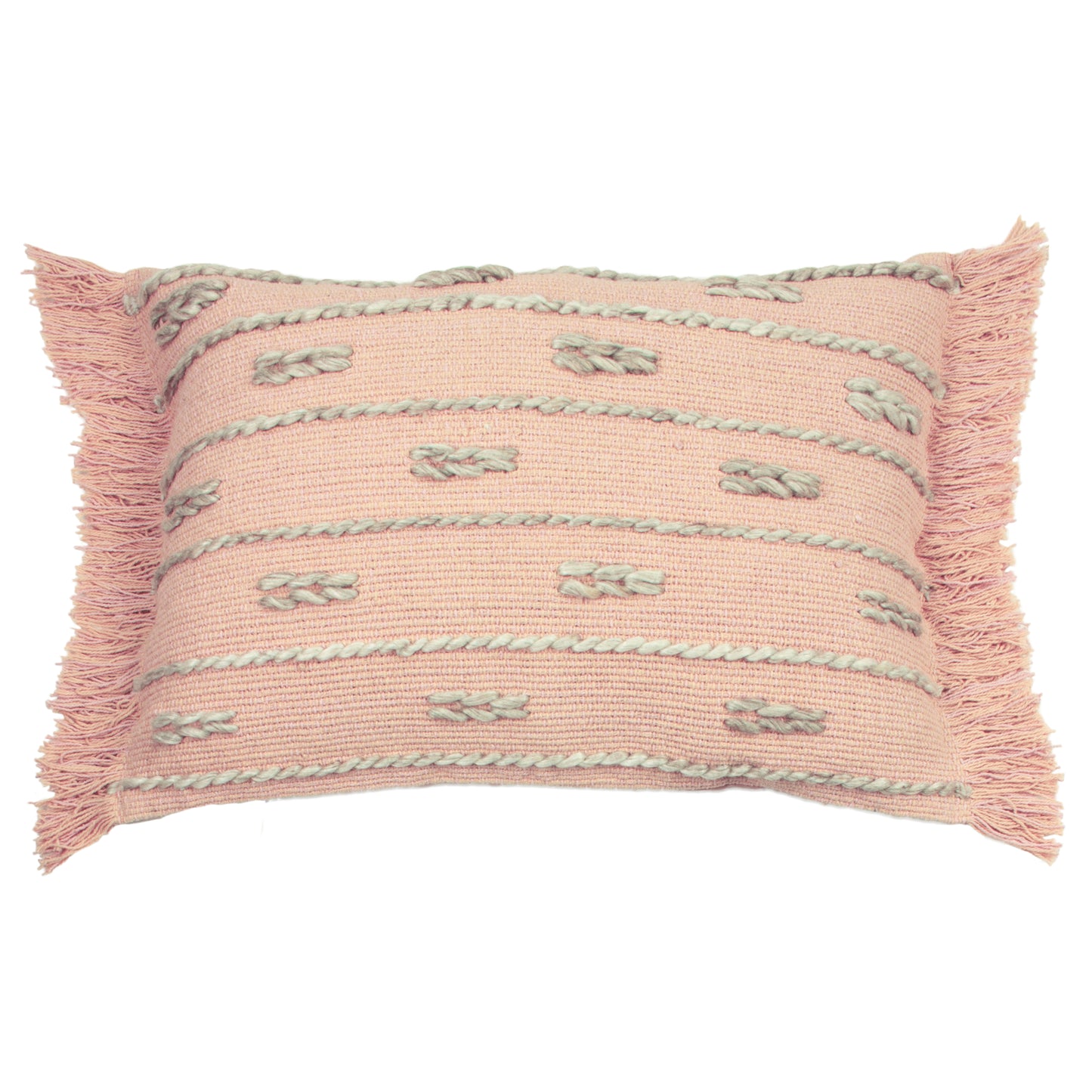 SIGRID 35X50 FEATHER FILLED CUSHION BLUSH