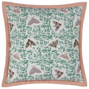 Silk Moth 50x50 Feather Filled Cushion Pale Pink