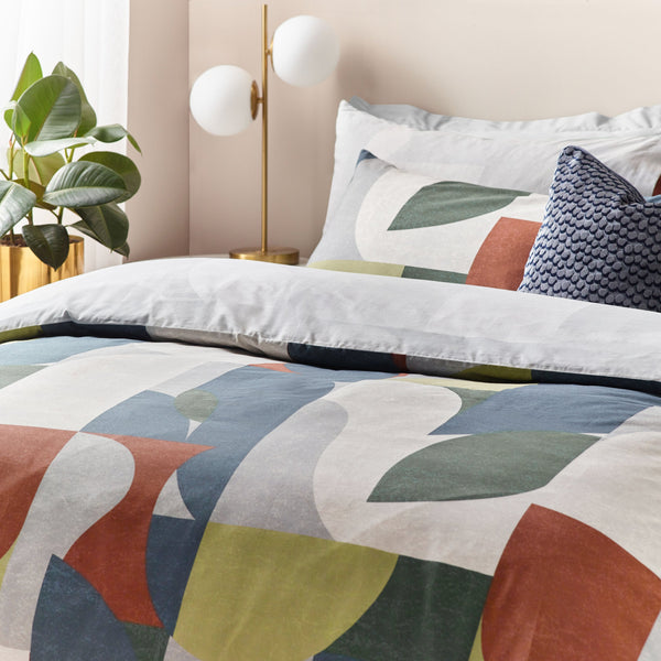 Siresa Super King Duvet Set Multicoloured - Riva