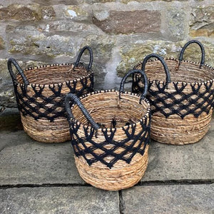 Butterfly Weave Basket (set of 3)