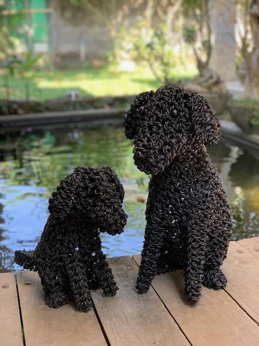 Seagrass Noodle Puppy 50cm (black)