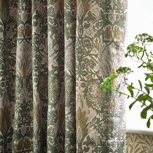 Snakeshead 167x182 Pencil Pleat Curtains Sunflower/stone - view 4