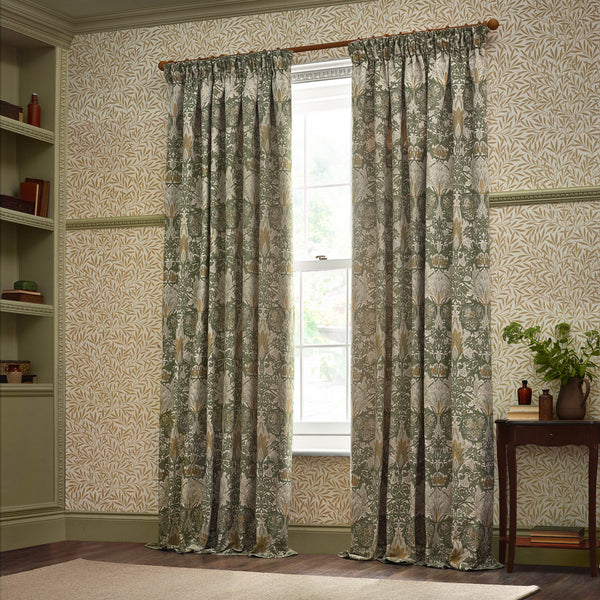 Snakeshead 228x137 Pencil Pleat Curtains Sunflower/stone - view 7