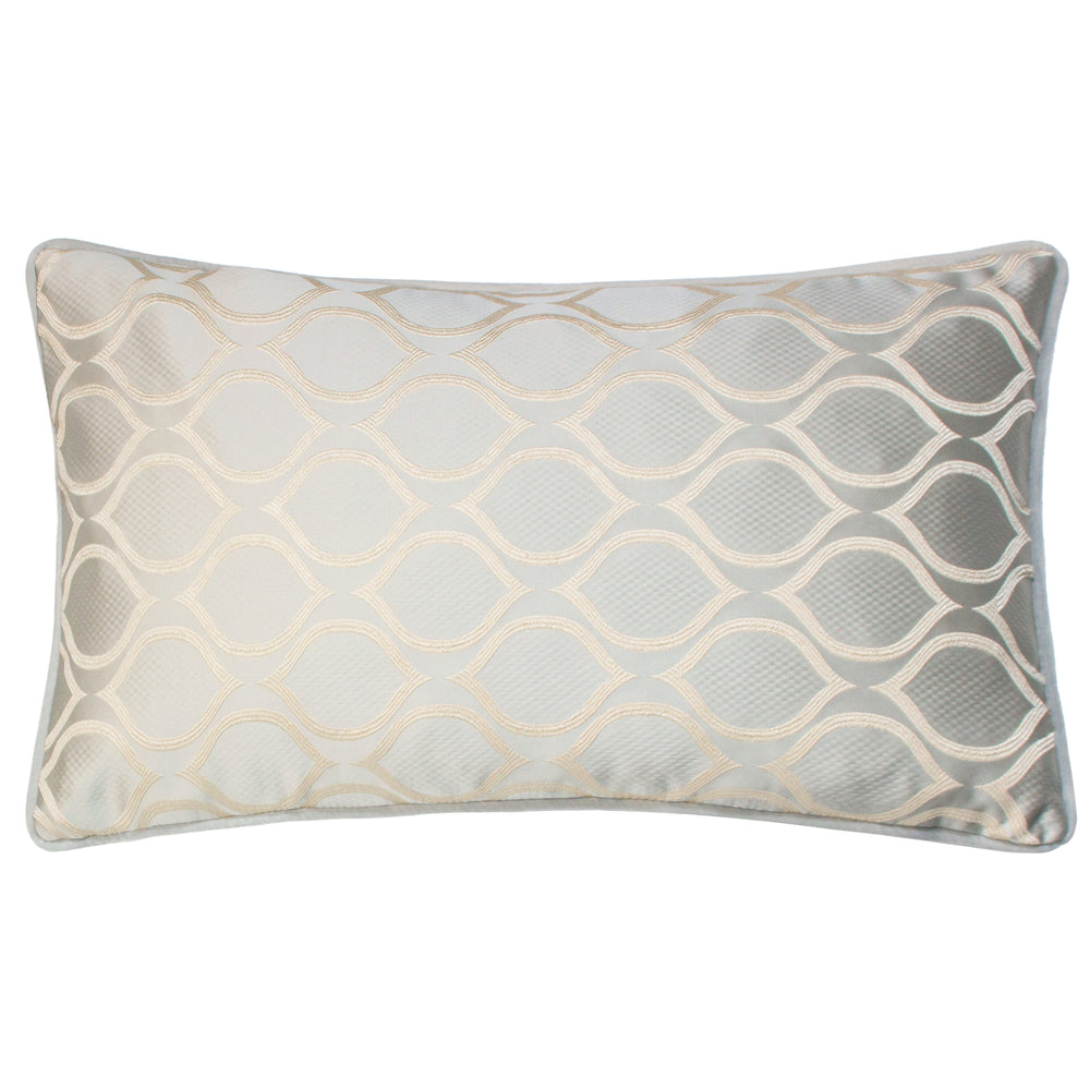 Solitaire 30x50 Feather Filled Cushion Pumice