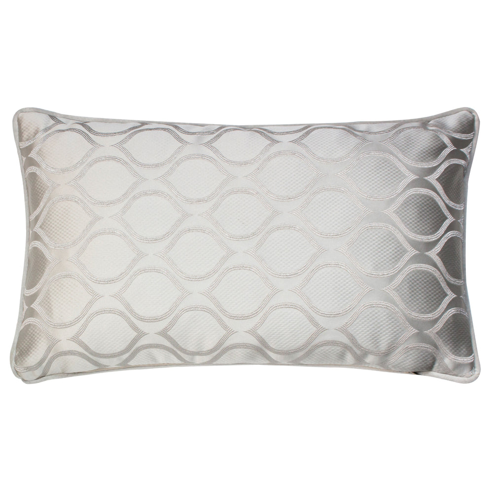 Solitaire 30x50 Feather Filled Cushion Sterling - view 2
