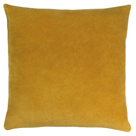 SOLO 45X45 FEATHER FILLED CUSHION OCHRE