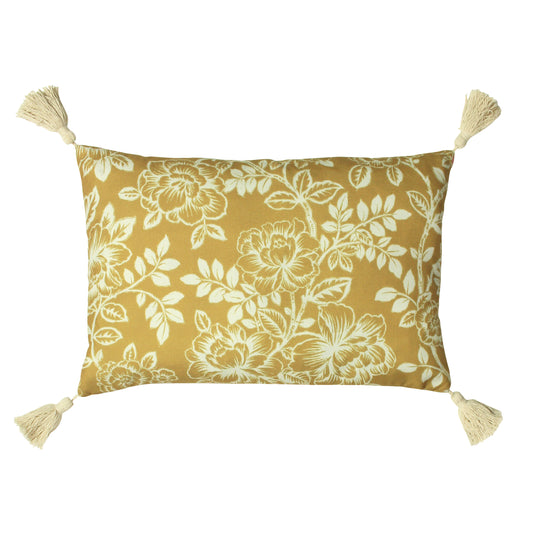 SOMERTON 35X50 FEATHER FILLED CUSHION HONEY