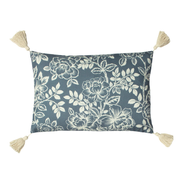 Somerton 35x50 Feather Filled Cushion Slate Blue