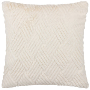 Sonnet 45x45 Feather Filled Cushion Ecru