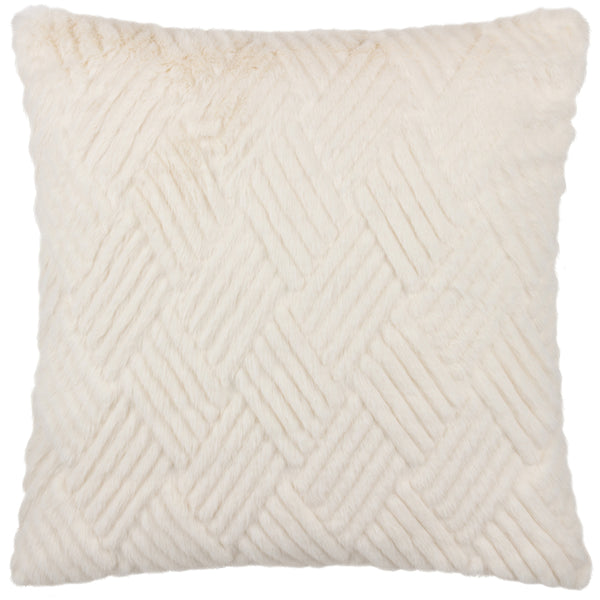 Sonnet 45x45 Feather Filled Cushion Ecru