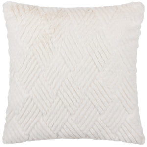Sonnet 45x45 Feather Filled Cushion White