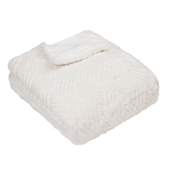 Sonnet 130x180 Throw White
