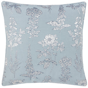 Sophia 50x50 Feather Filled Cushion Blue
