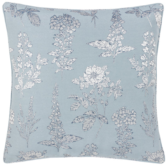 SOPHIA 50X50 FEATHER FILLED CUSHION BLUE