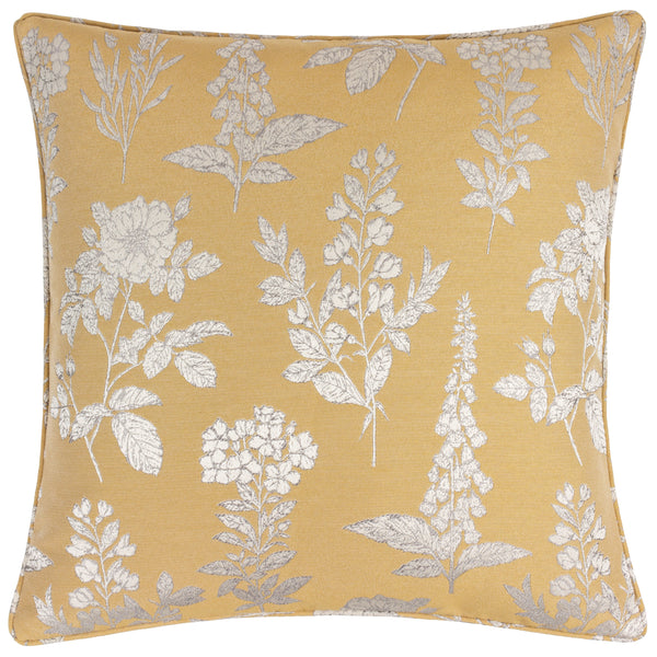 Sophia 50x50 Feather Filled Cushion Gold