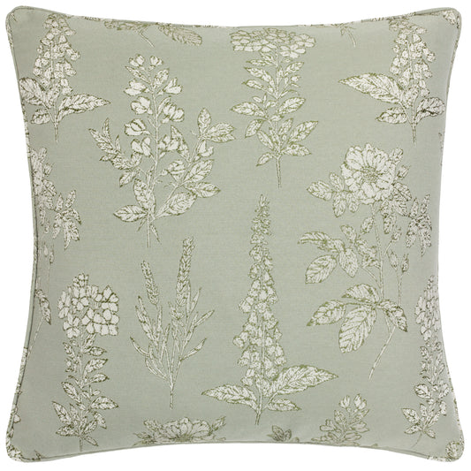 SOPHIA 50X50 FEATHER FILLED CUSHION SAGE