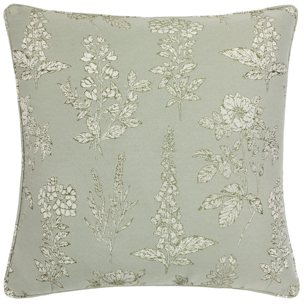 Sophia 50x50 Feather Filled Cushion Sage