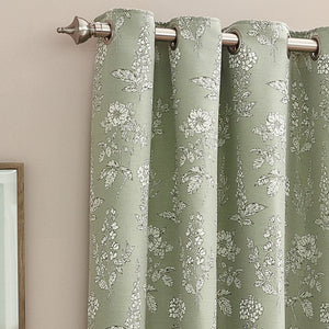 Sophia 117x183 Eyelet Curtain Sage - view 3