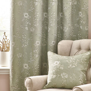 Sophia 117x183 Eyelet Curtain Sage - view 5