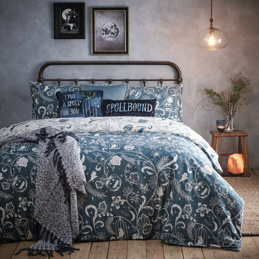 SPELLBOUND DOUBLE DUVET SET STORM GREY