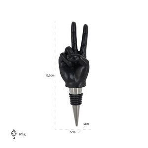 Bottle Stop Charona (box of 6 Pieces) (black) – Richmond Interiors