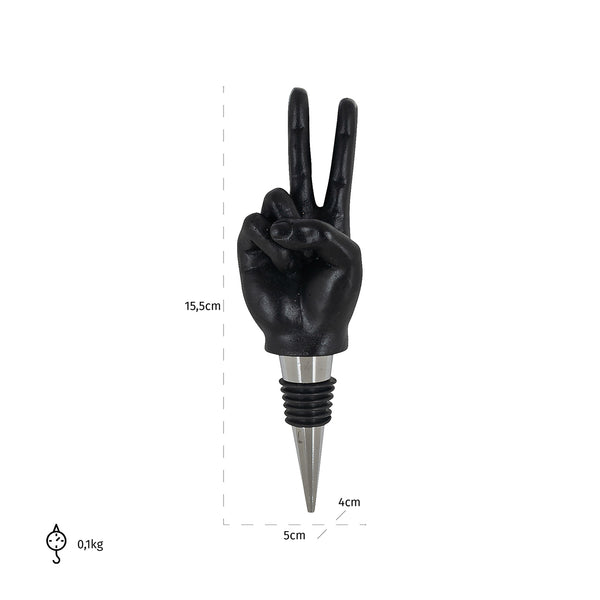 Bottle Stop Charona (box of 6 Pieces) (black) – Richmond Interiors