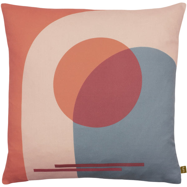Sun Arch 50x50 Feather Filled Cushion Clay Red