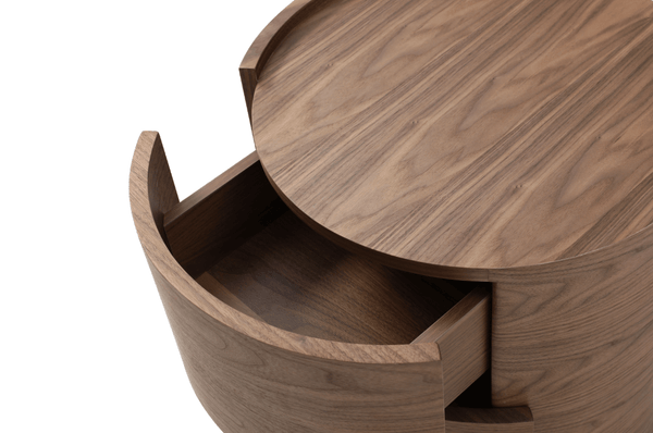 Dexter Bedside Table - Walnut - Pair - Tommy Franks